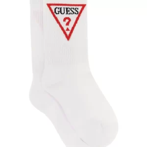 Чорапи Guess в бяло с лого – удобни и стилни - Снимка 1