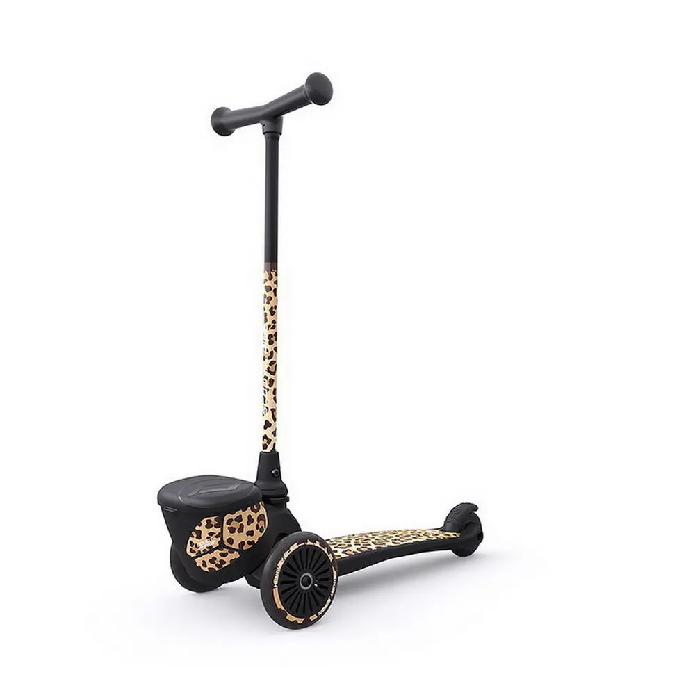 Детска тротинетка Scoot & Ride Highwaykick 2 Lifestyle, Леопард - Снимка 1