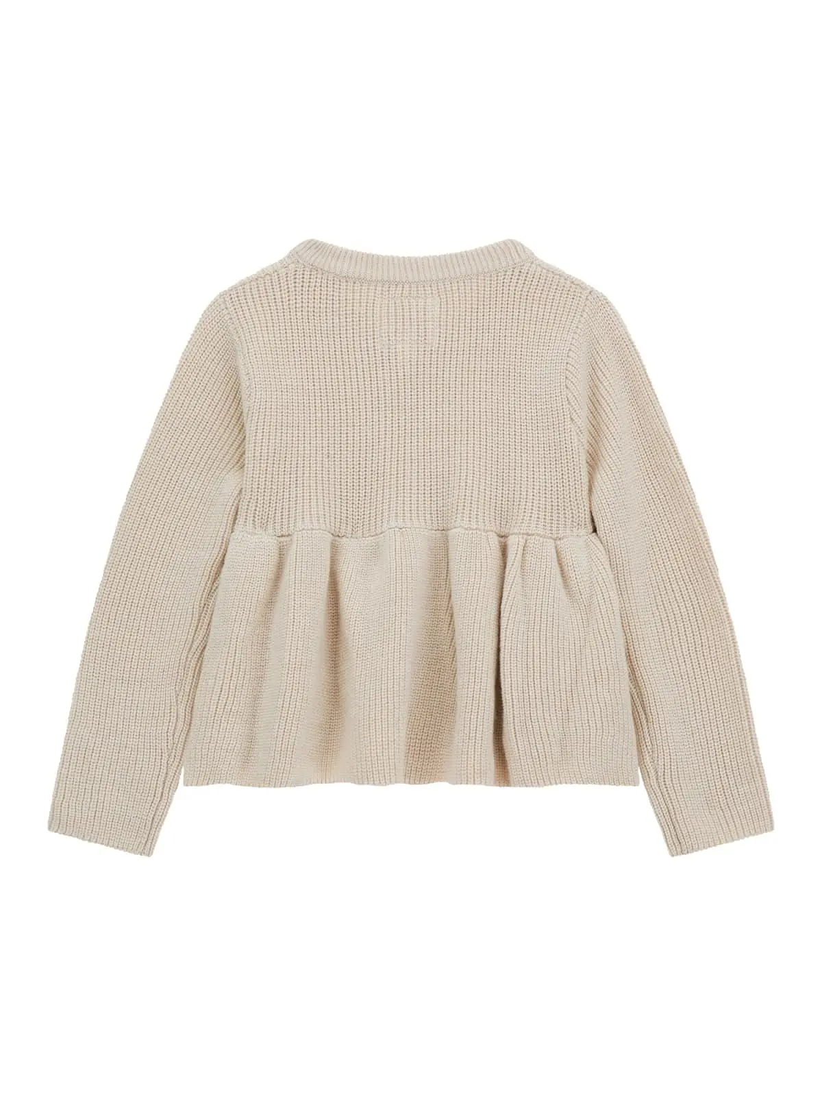 GUESS kids Детски жилетка в светло бежов меланж - Снимка 2