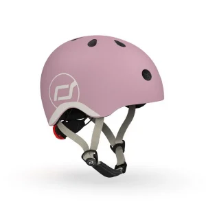 Детска каска Scoot & Ride Wildberry, размер XXS-S, Розово/Лилаво - Снимка 1