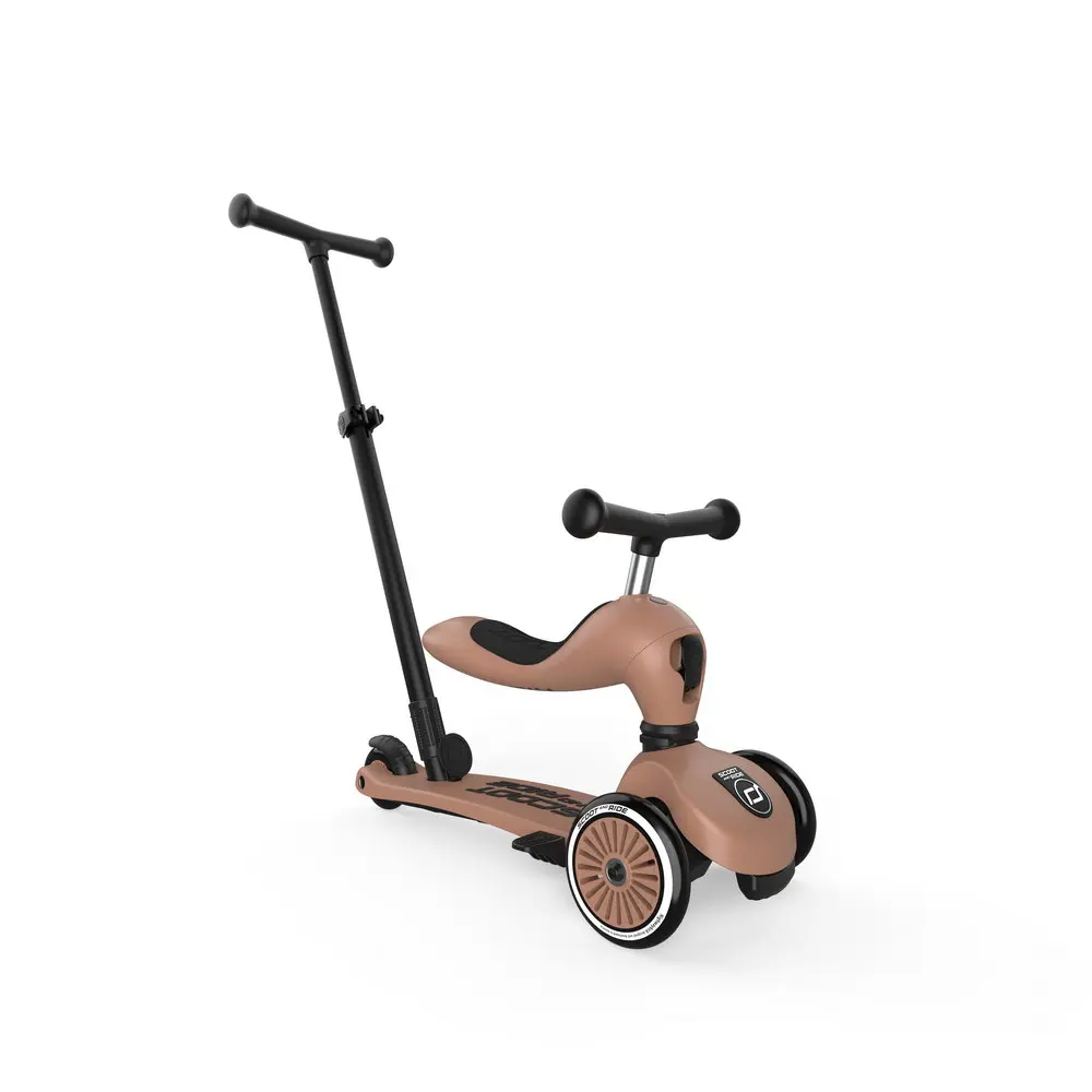 Детска тротинетка и колело за баланс Scoot & Ride Highwaykick 1 Push and Go, Мока - Снимка 2
