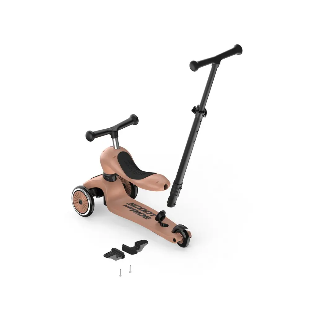 Детска тротинетка и колело за баланс Scoot & Ride Highwaykick 1 Push and Go, Мока - Снимка 6