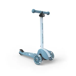 Детска тротинетка Scoot & Ride Highwaykick 3S, Сгъваема, Синьо - Снимка 1