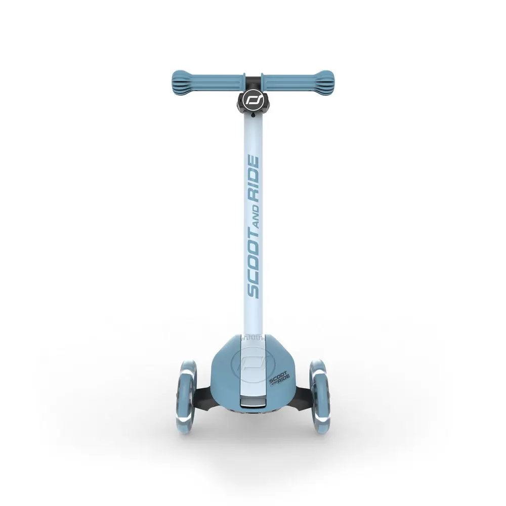 Детска тротинетка Scoot & Ride Highwaykick 3S, Сгъваема, Синьо - Снимка 2
