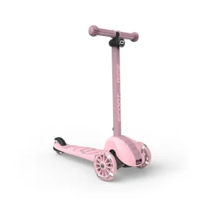 Детска тротинетка Scoot & Ride Highwaykick 3S, Сгъваема, Розово - Снимка 1