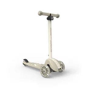 Детска тротинетка Scoot & Ride Highwaykick 3S, Сгъваема, Ясен - Снимка 1