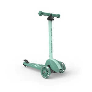 Детска тротинетка Scoot & Ride Highwaykick 3S, Сгъваема, Горско зелено - Снимка 1