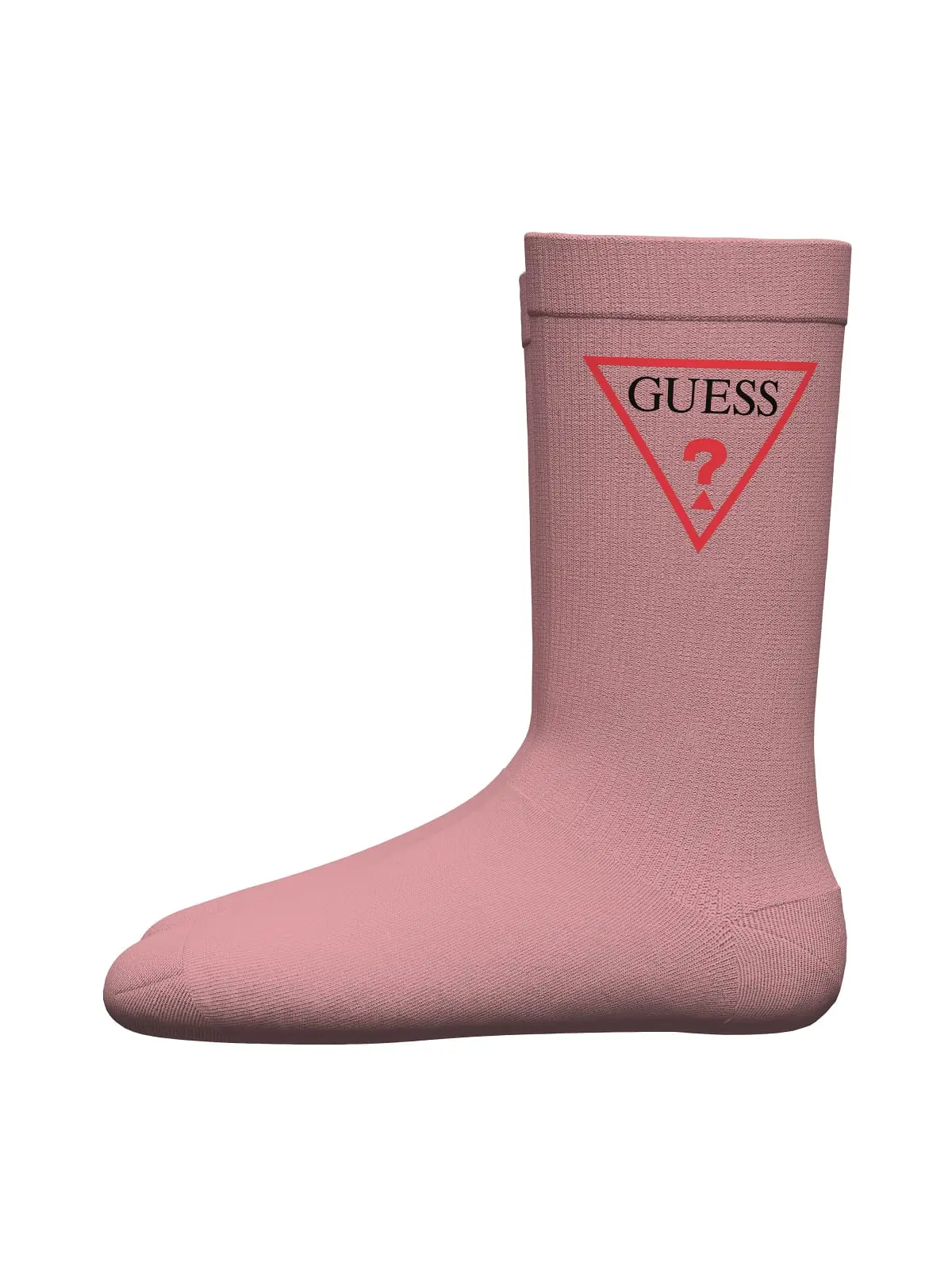 GUESS KIDS Детски розови чорапи с лого за комфорт и стил - Снимка 2