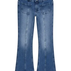GUESS KIDS Детски момичешки дънки от мек деним, синьо
