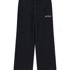 GUESS KIDS Стилни черни палацо панталони за момичета