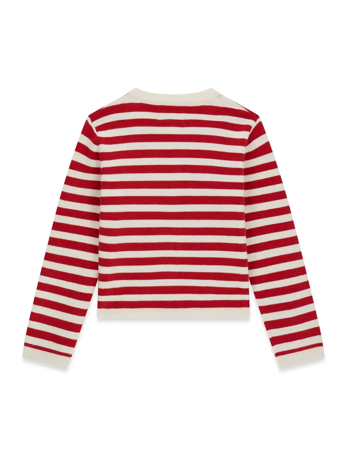 GUESS KIDS Жилетка с Бели и Червени Ивици за Момичета - Снимка 2