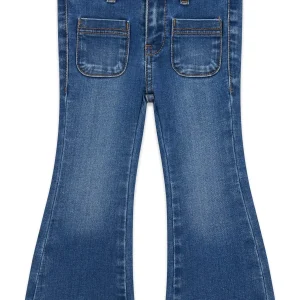 GUESS KIDS Детски дънки с разкроен крачол средно синьо - Снимка 1