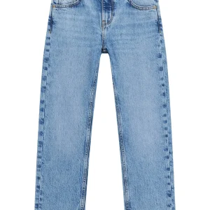 GUESS KIDS Детски дънки в свеж индигов нюанс с пет джоба - Снимка 1