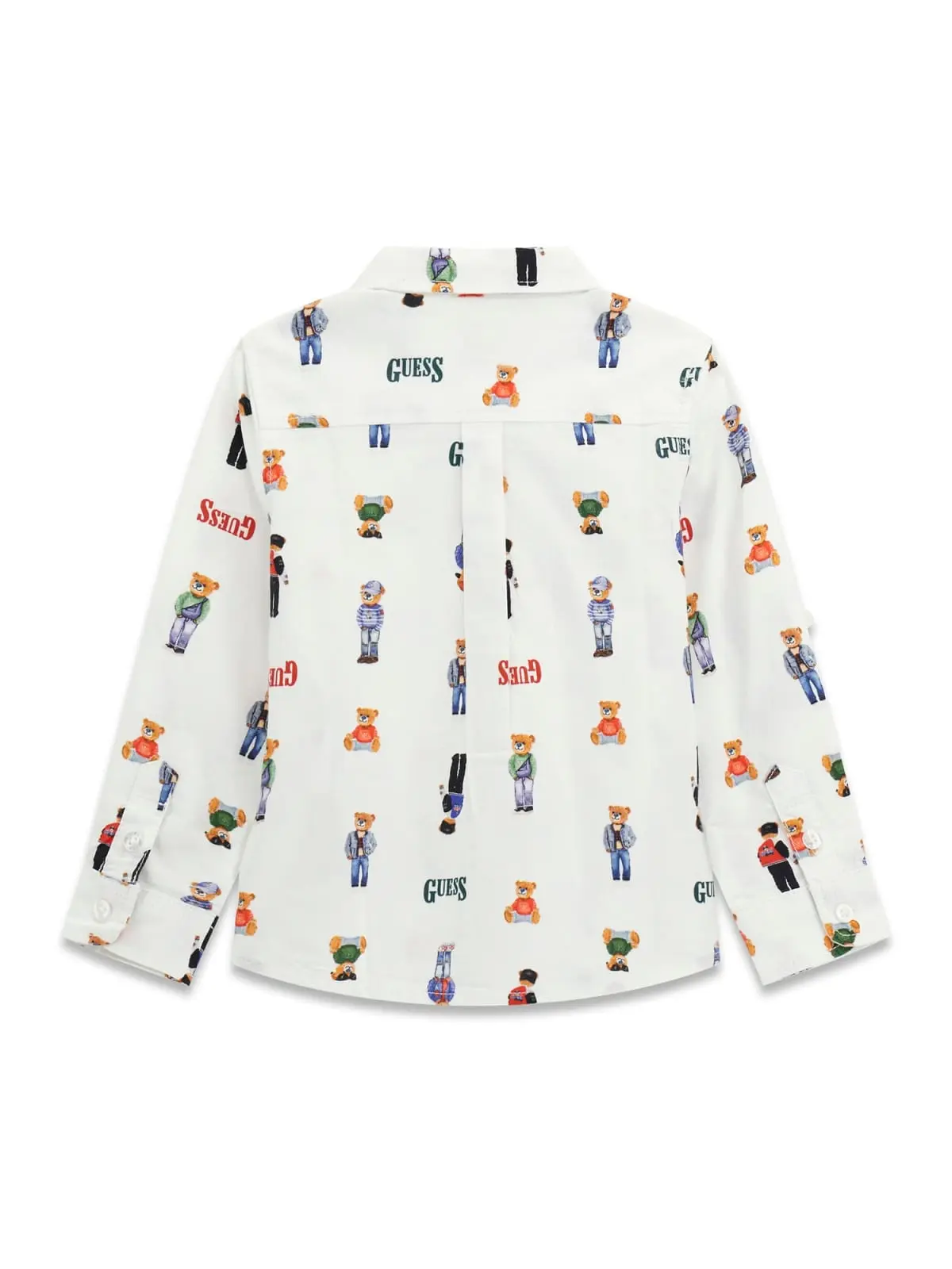 GUESS KIDS Детска риза с мечета за специални поводи - Снимка 2