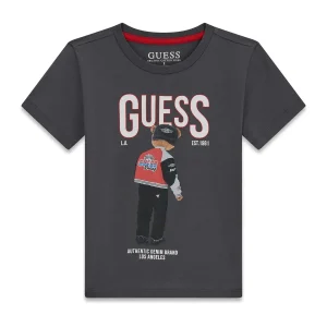 GUESS KIDS Тениска за момче с модерен принт от органичен памук