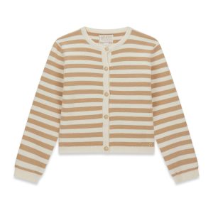 GUESS KIDS Детска Трикотажена жилеткас райета за момичета