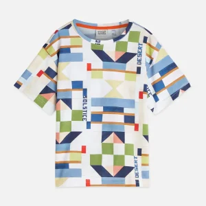 SCOTCH & SODA Тениска с геометрични шарки за тийн момчета - Снимка 1