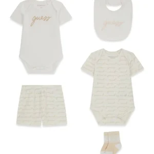 GUESS KIDS Бебешки комплект: 2 бодита, панталонки и още. - Снимка 1