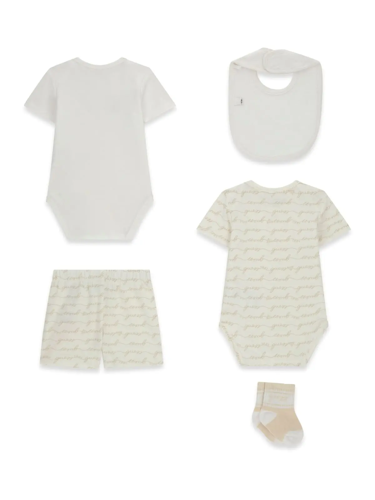 GUESS KIDS Бебешки комплект: 2 бодита, панталонки и още. - Снимка 2