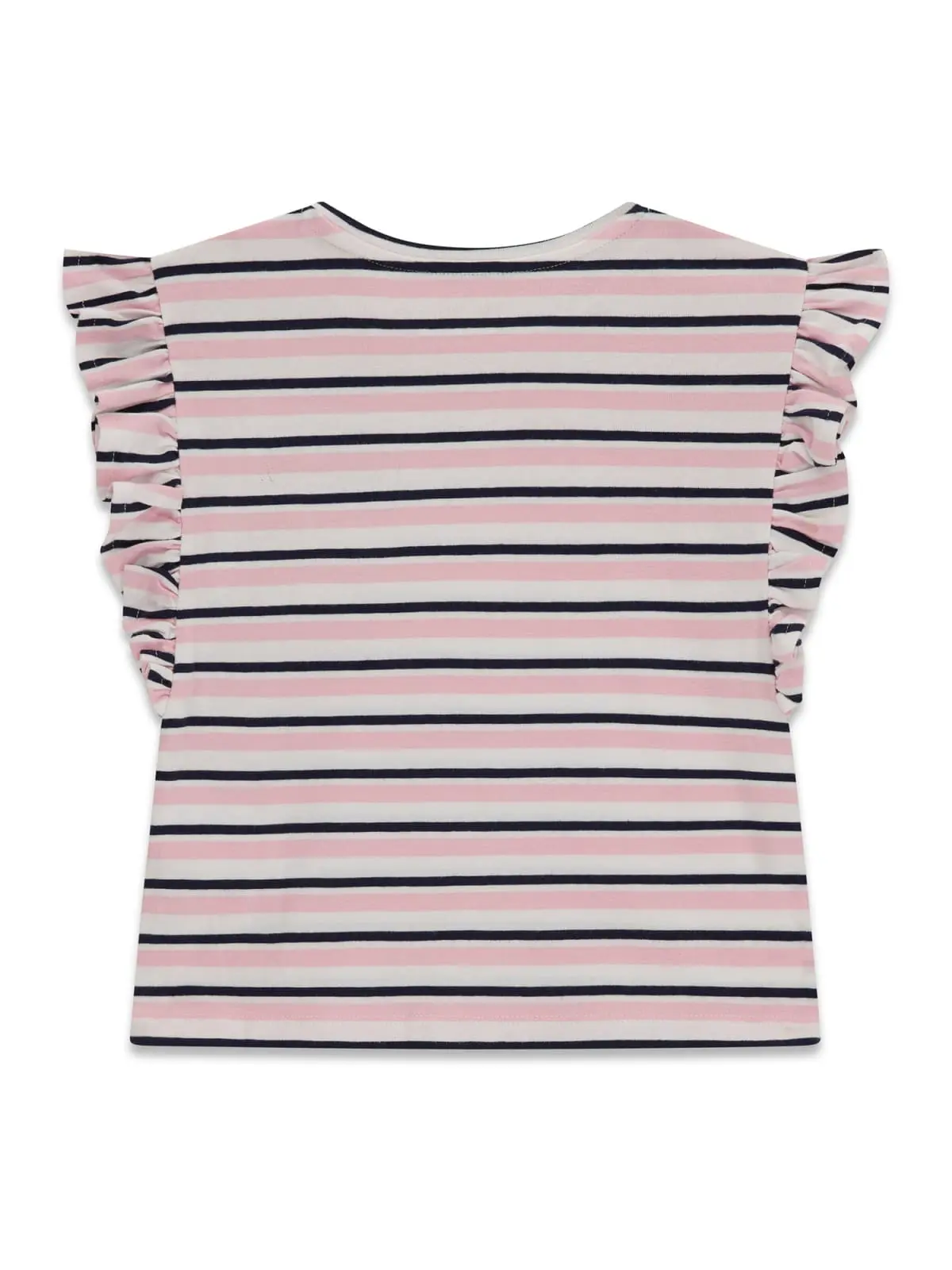 GUESS KIDS Тениска за момиче с плодови апликации и къдрици - Снимка 2