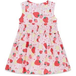GUESS KIDS Лятна рокля с ягоди и лимони за момичета - Снимка 1