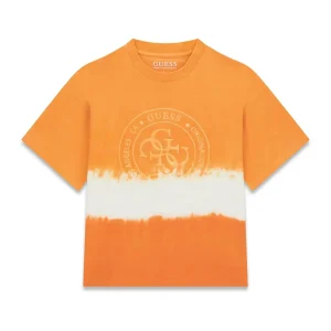 GUESS KIDS Тениска оувърсайз "Tie-Dye" за момчета - Снимка 1