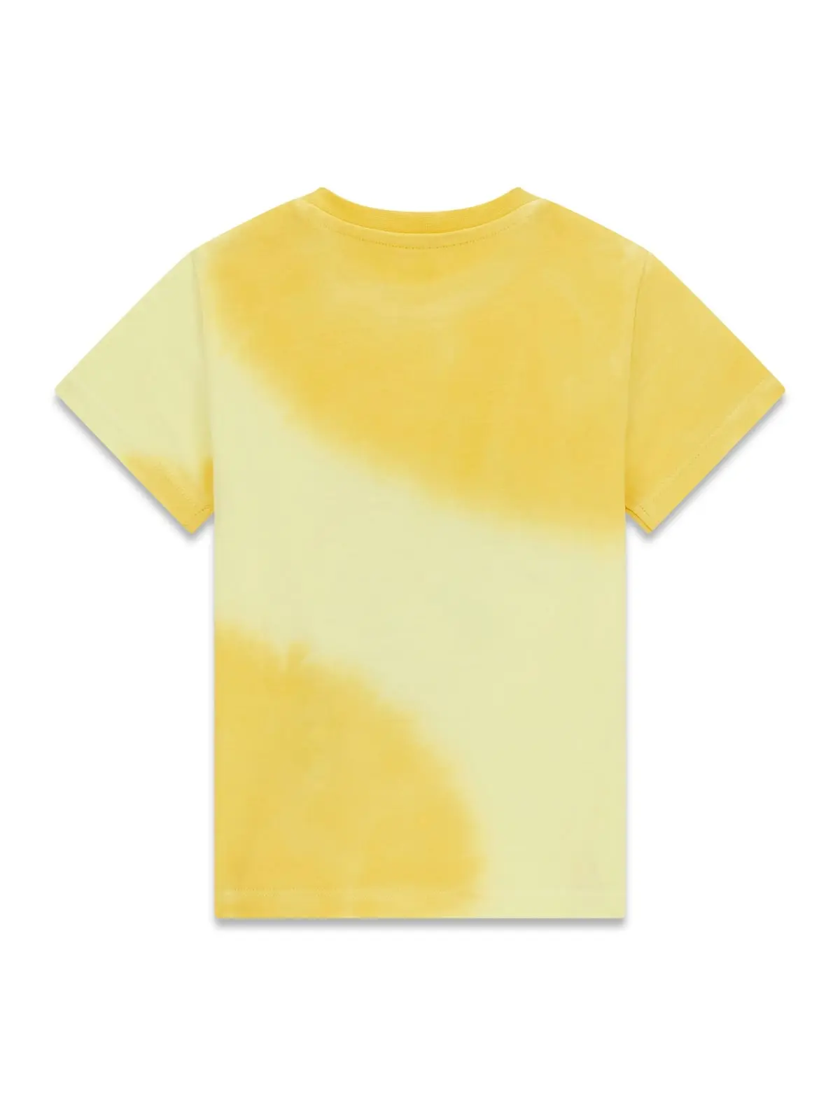 GUESS KIDS Тениска за момчета с жълт tie-dye и принт - Снимка 2