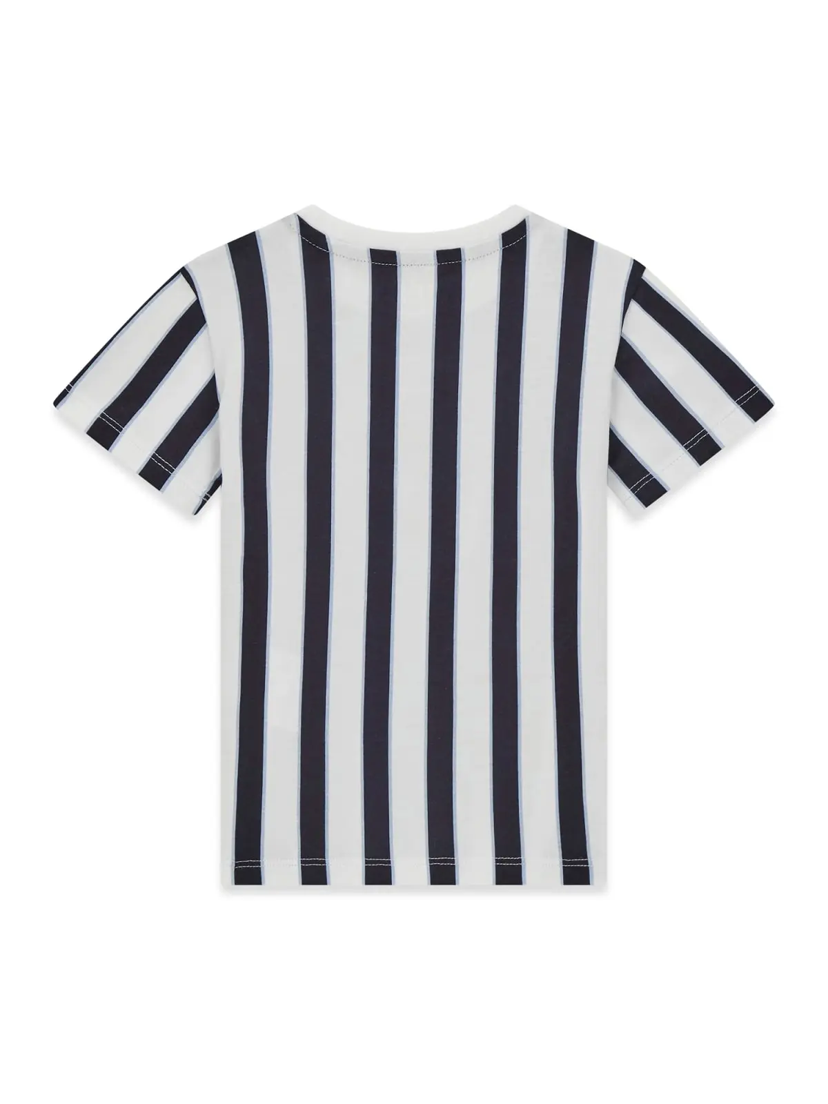 GUESS KIDS Тениска за момчета с бели и сини ивици - Снимка 2