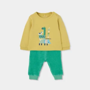 BOBOLI Бебешки комплект за момче с животински принт
