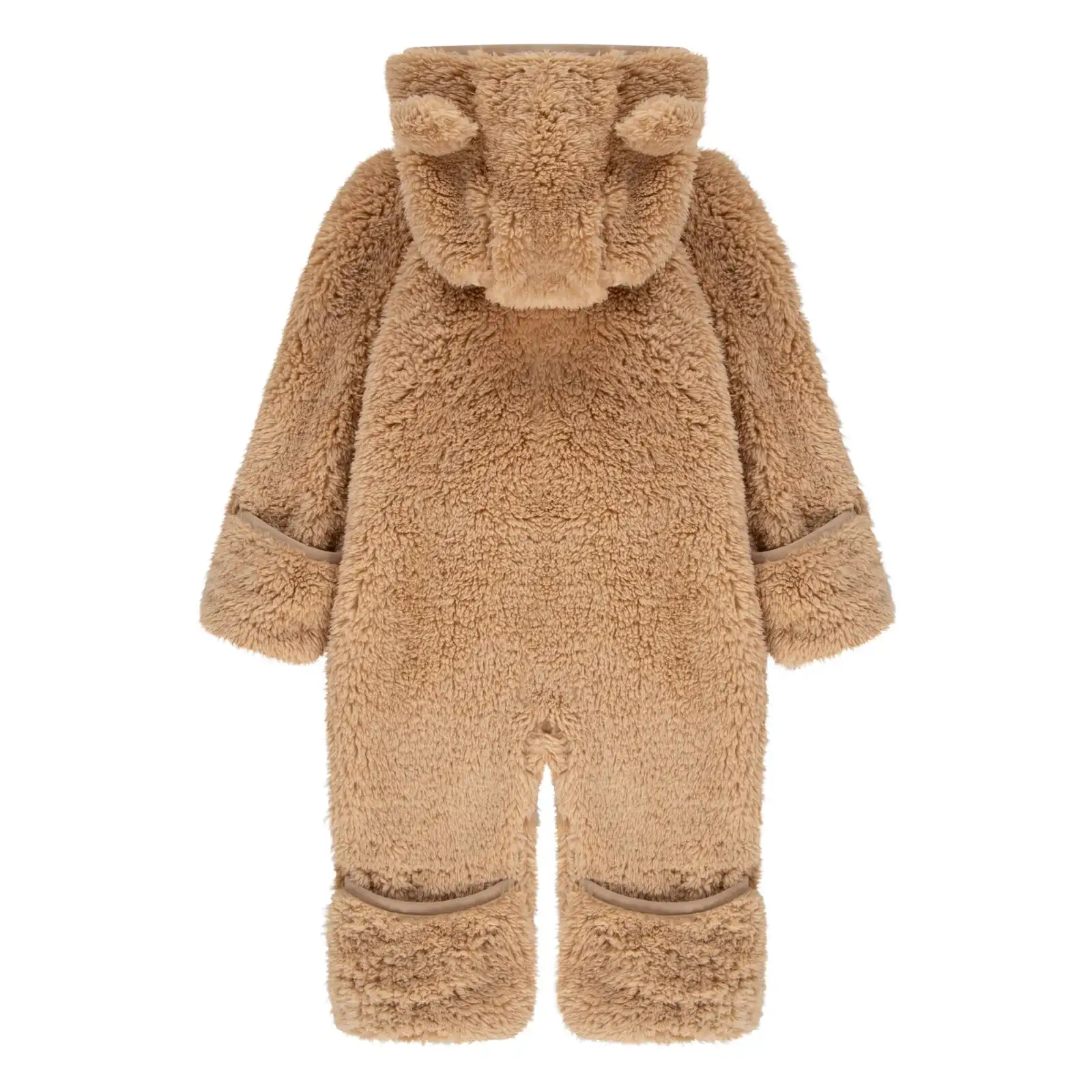HUGGIES Топъл гащеризон за бебе с мечи уши - Снимка 2