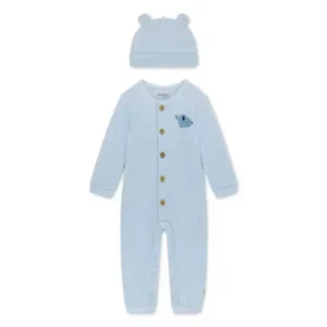 HUGGIES Бебешки комплект за момчета от органичен памук - Снимка 1