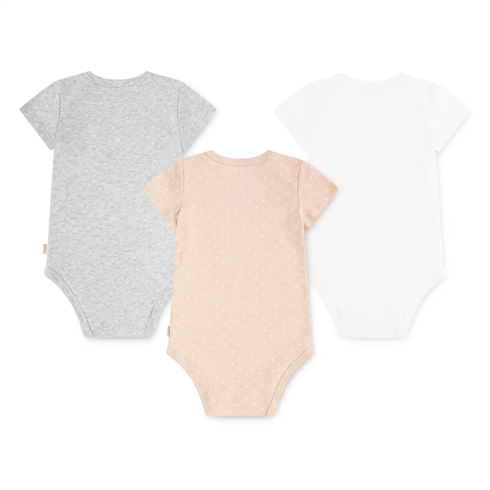 HUGGIES Трикотажни бодита за новородени, 3 бр. комплект - Снимка 2