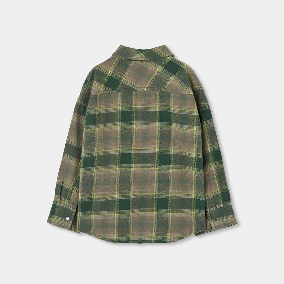 BOBOLI Детска карирана риза с дълги ръкави за момче - Снимка 2