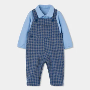 BOBOLI Комплект за бебе момче с риза боди и гащеризон - Снимка 1
