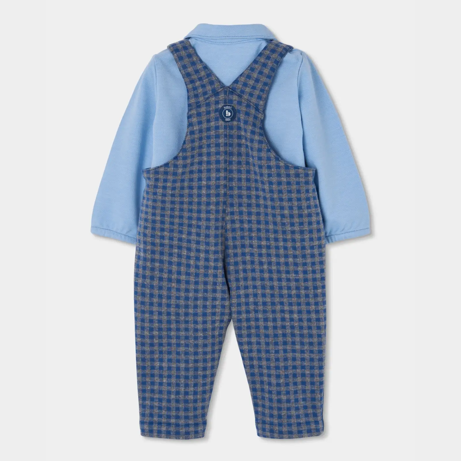 BOBOLI Комплект за бебе момче с риза боди и гащеризон - Снимка 2
