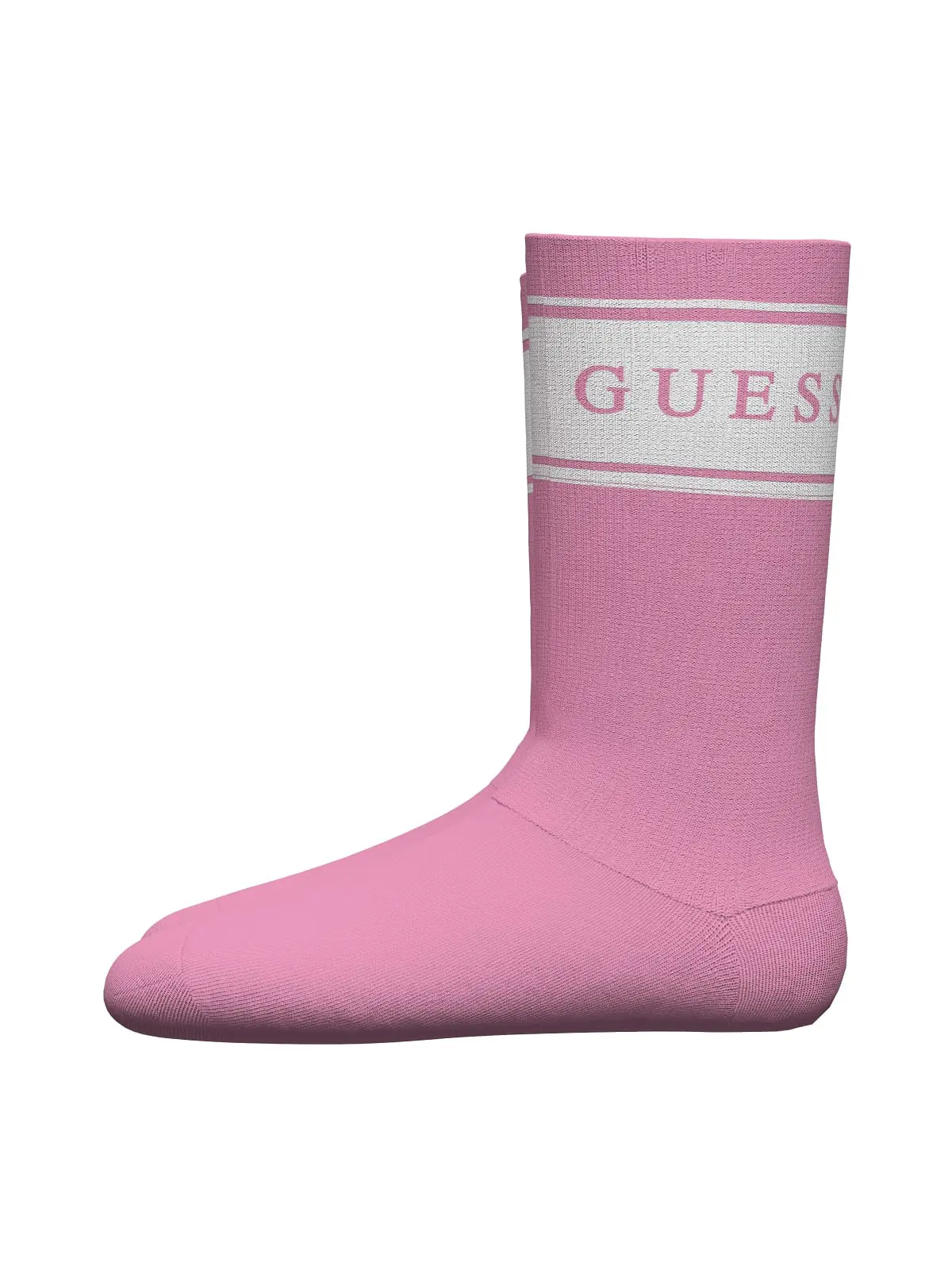 GUESS KIDS Детски розови чорапи с елегантно лого - Снимка 2