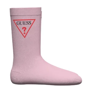 GUESS KIDS Детски розови чорапи със стилен дизайн и лого - Снимка 1