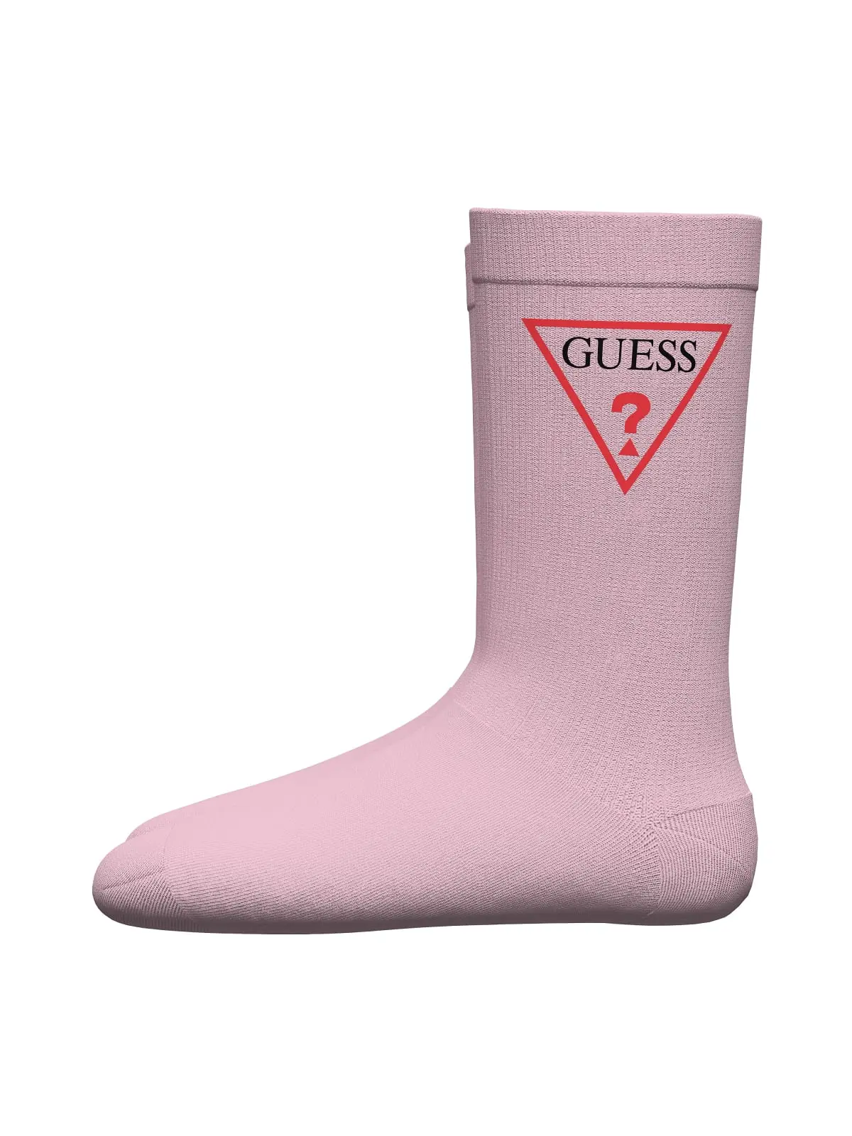 GUESS KIDS Детски розови чорапи със стилен дизайн и лого - Снимка 2