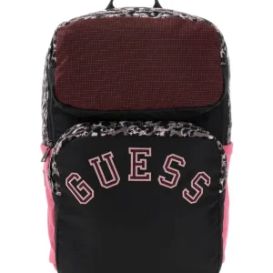 GUESS KIDS Раница с блокове в черно и розово за деца - Снимка 1