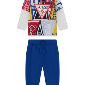 GUESS KIDS Комплект за бебета: блуза и спортни панталони - Снимка 1