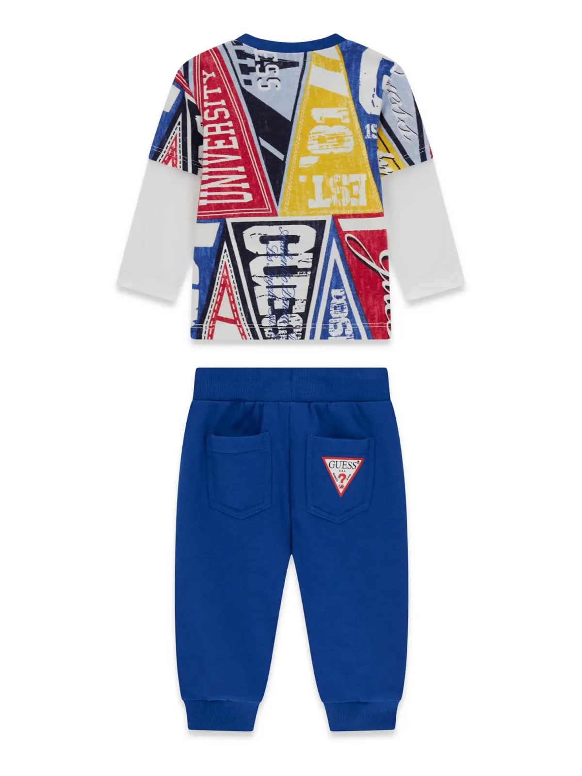 GUESS KIDS Комплект за бебета: блуза и спортни панталони - Снимка 2