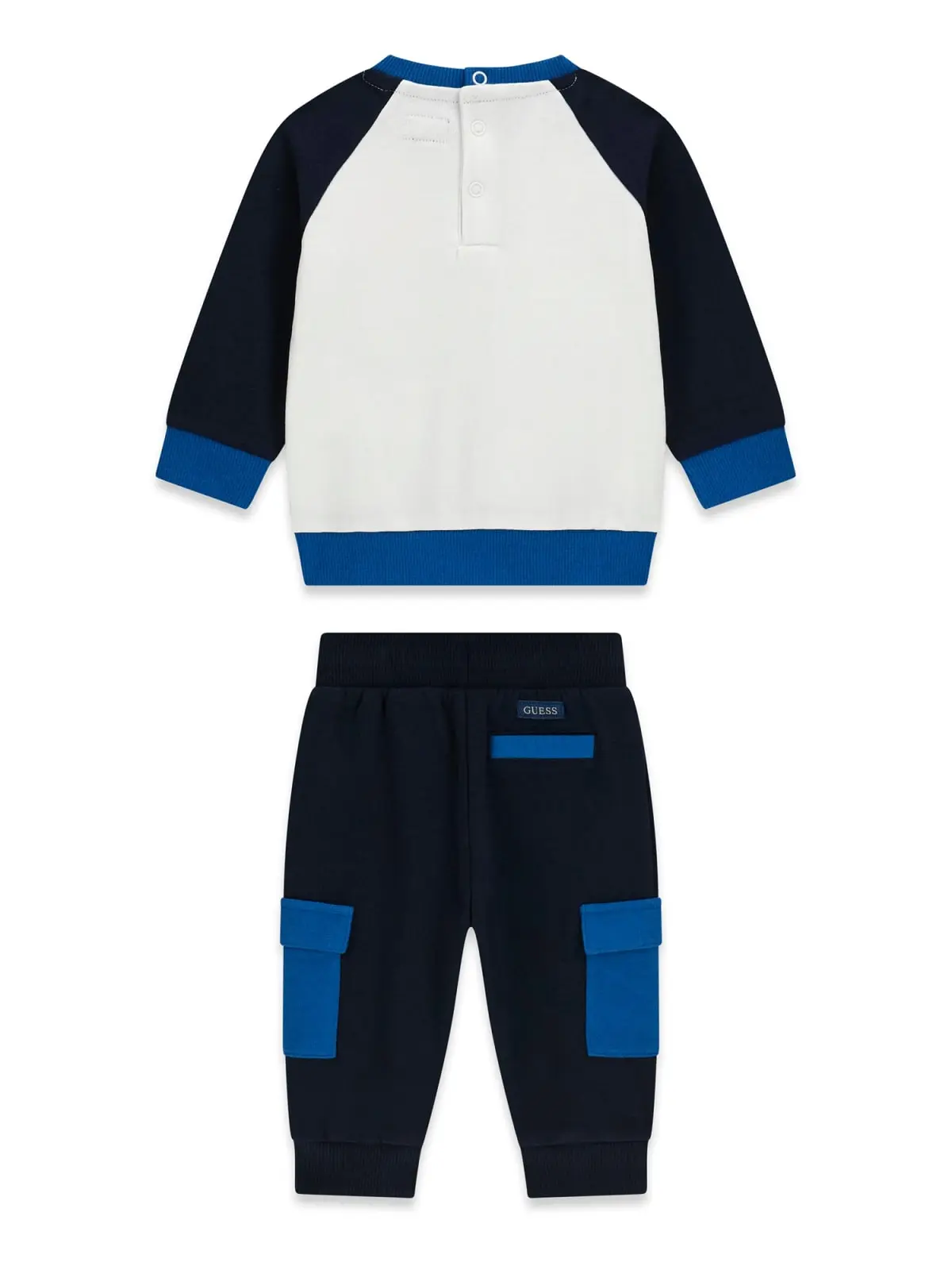 GUESS KIDS Спортен комплект за малки момчета от памук - Снимка 2
