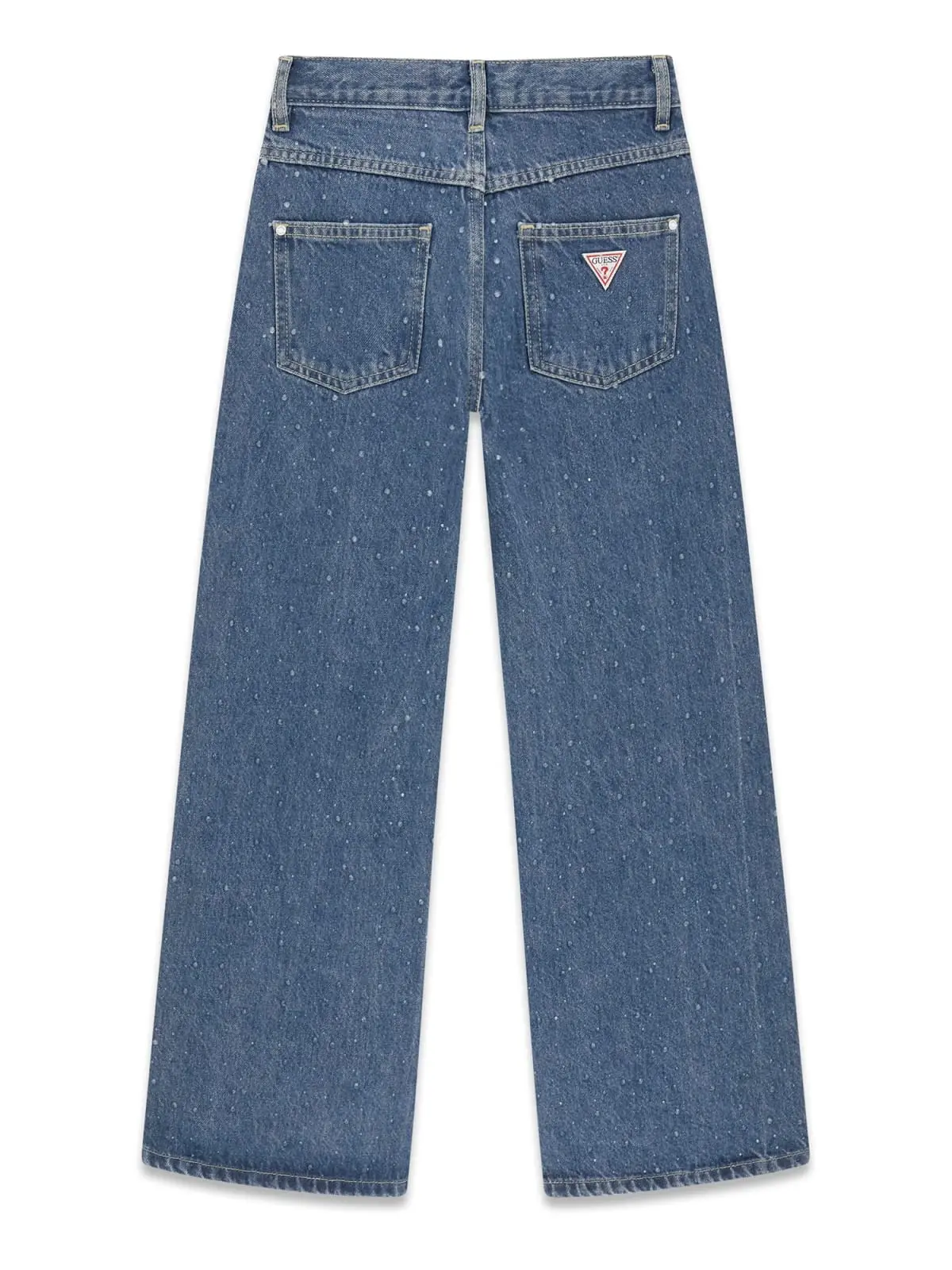 GUESS KIDS Дънки за момичета със свободна кройка в 90s стил - Снимка 2