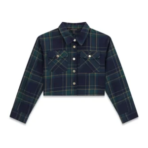 GUESS KIDS Карирана риза за момичета от висококачествен памук