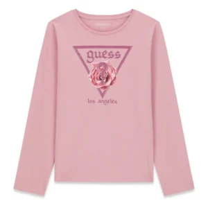 GUESS KIDS Детска удобна блуза с дълъг ръкав и лого