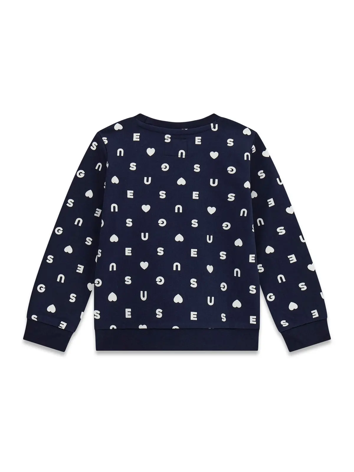 GUESS KIDS Детска спортна блуза с микро лого и контраст - Снимка 2