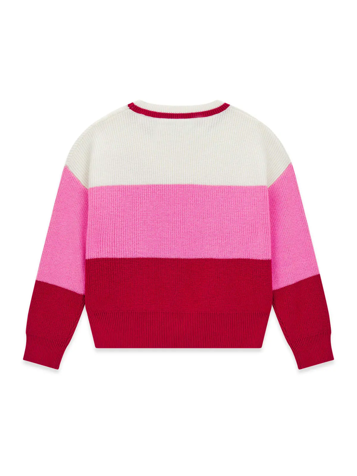 GUESS KIDS Детски пуловер с цветни блокове и бродерия - Снимка 2