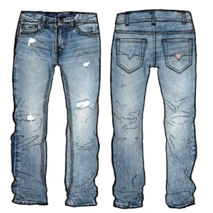 GUESS KIDS Детски спортни дънки с модерен дизайн