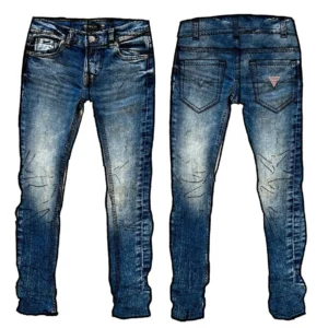GUESS KIDS Дънки за момчета в елегантно винтидж синьо