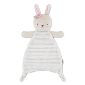HUGGIES Плюшена играчка дуду зайче, кремав плюш, 23 см - Снимка 1